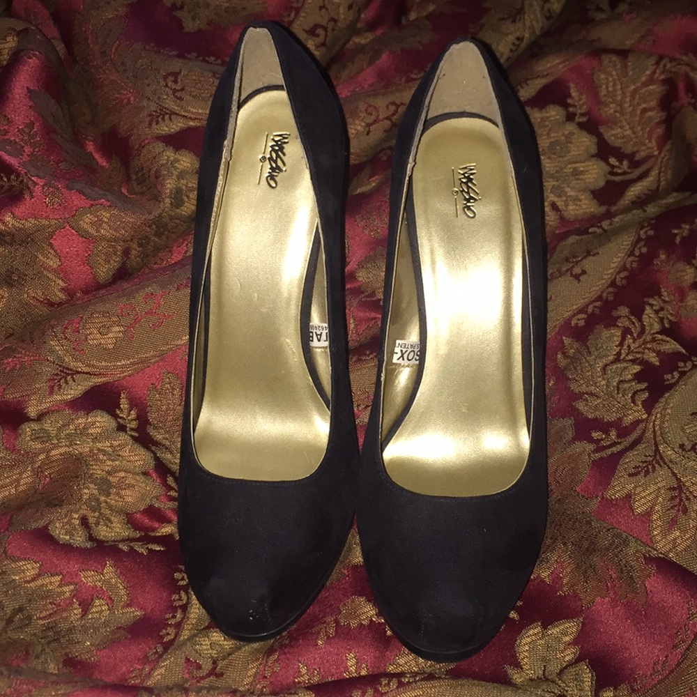 Black Suede Heels